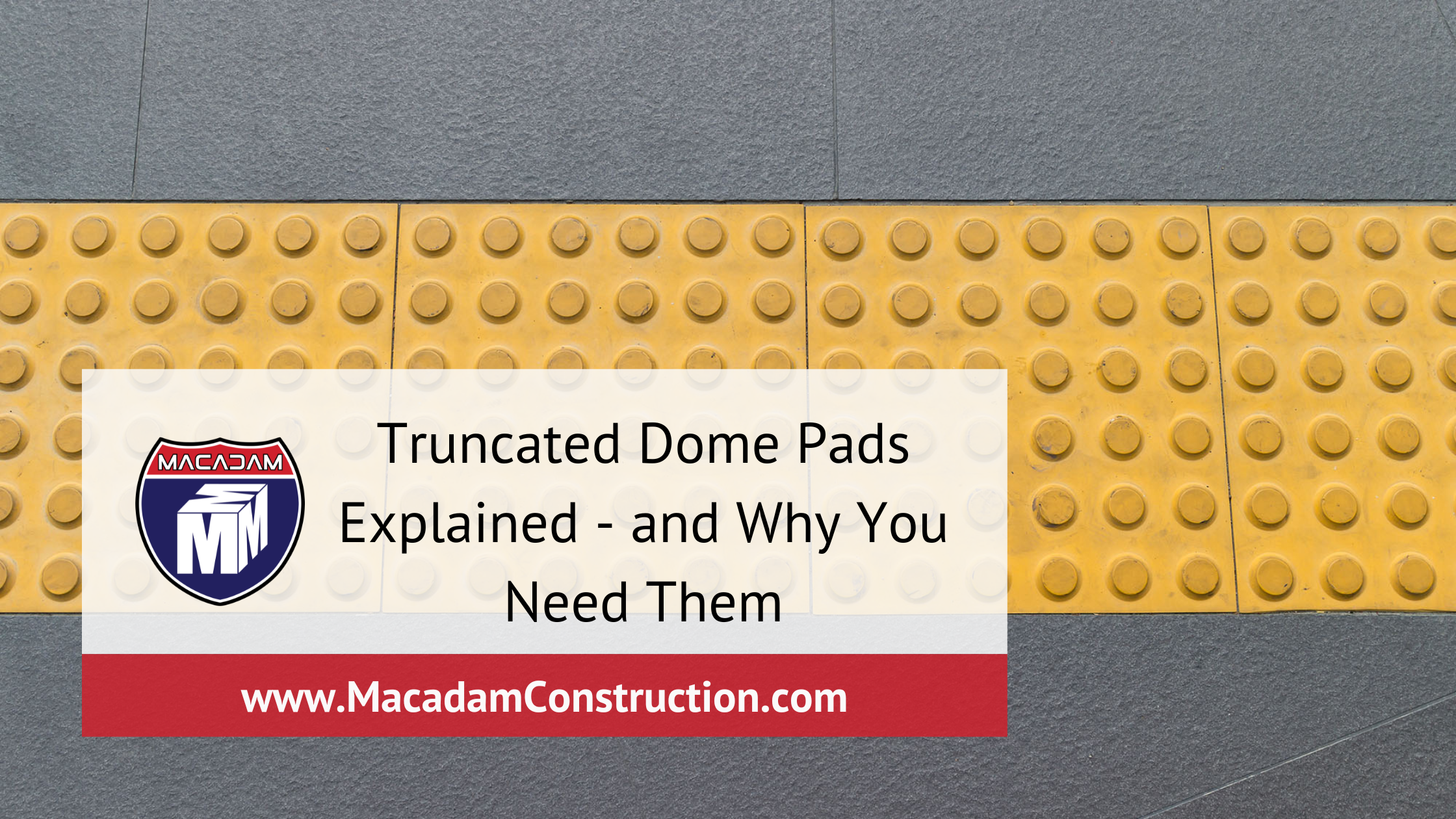 truncated dome pads explained and why you need them
