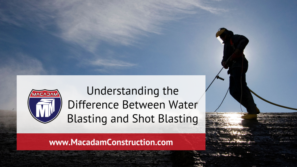 understanding the difference between water blasting and shot blasting